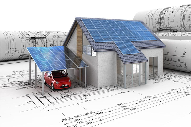 канада, дома-конструкторы с солнечными панелями