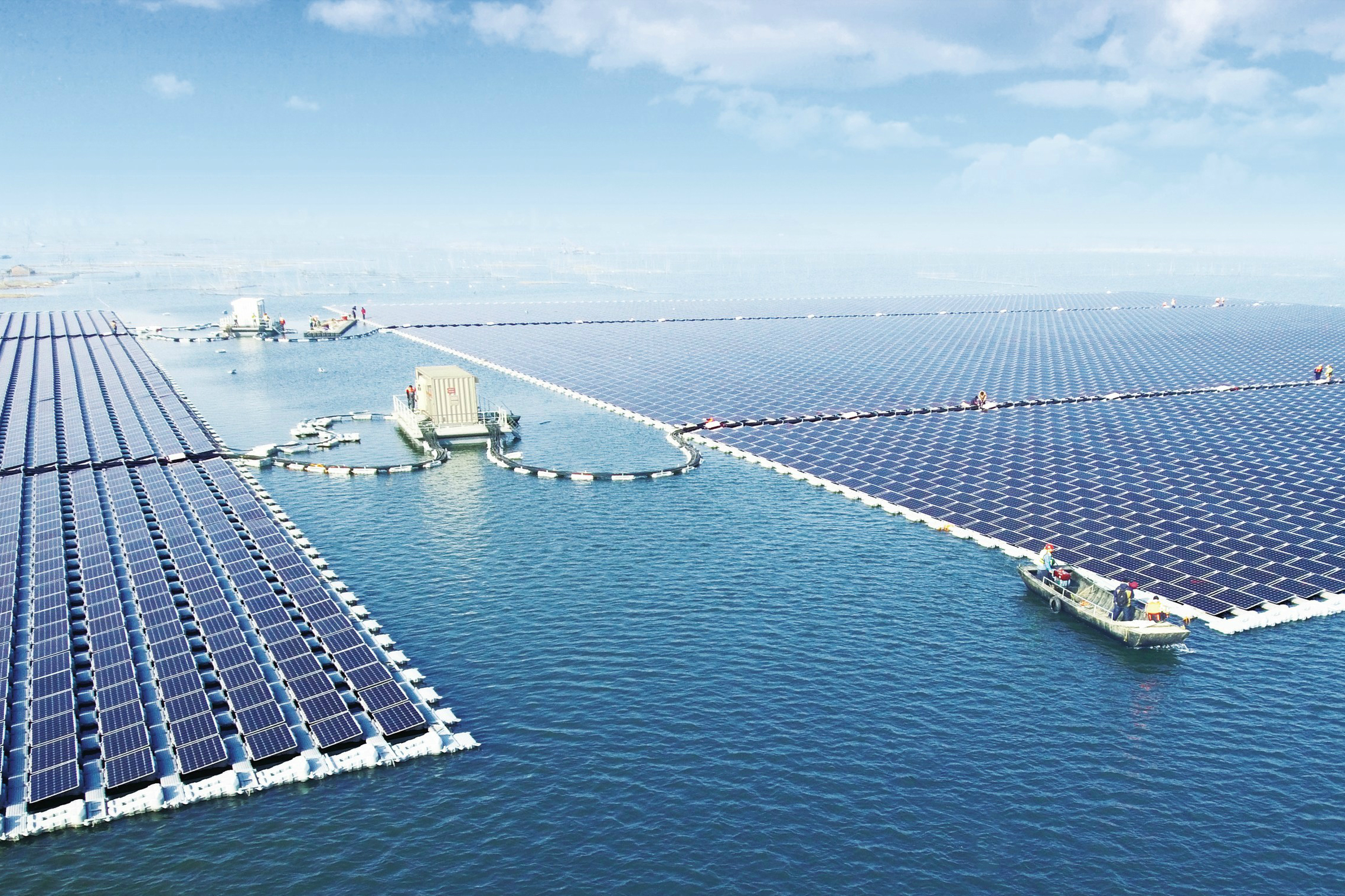 Самая большая в мире солнечная электростанция на воде
