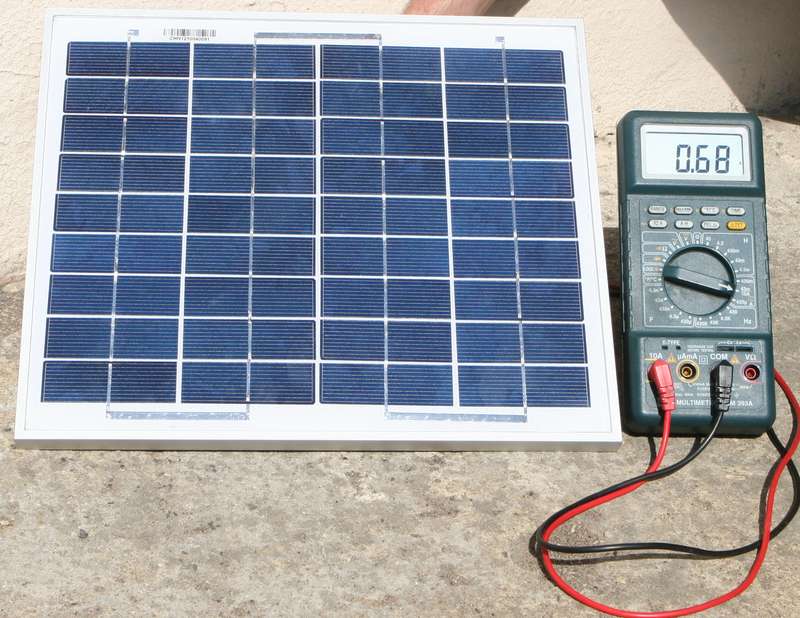Сила тока в солнечных батареях