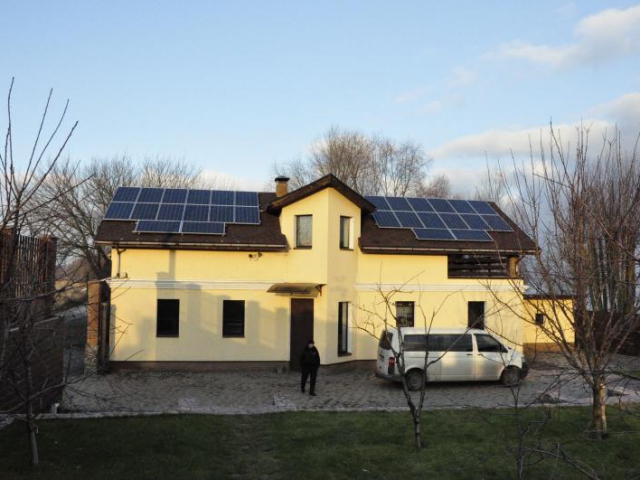 Солнечная установка для Зеленого тарифа 7 кВт, Вышгородский р-н, (2 очередь)