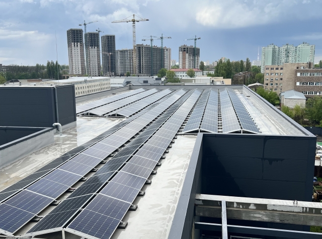 Сонячна електростанція 170 кВт для заводу вентиляційного обладнання AEROSTAR
