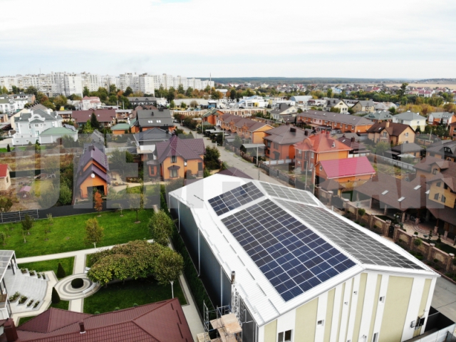 Солнечная электростанция мощностью 47 кВт в г. Белая Церковь