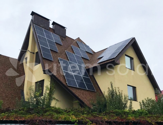 Солнечная электростанция 10 кВт под Зеленый тариф в с. Пуховка, Киевская область