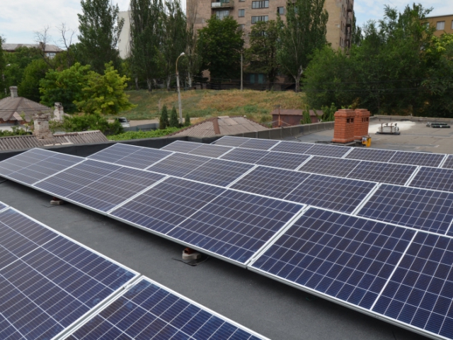 Солнечная электростанция мощностью 30 кВт под зеленый тариф в г. Мариуполь, Донецкая область