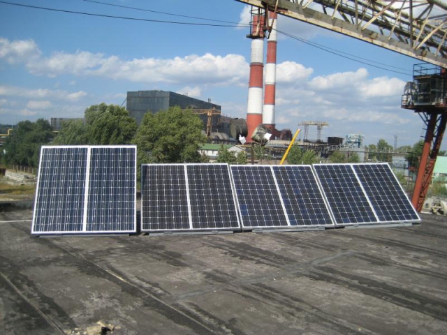 Гибридная фотоэлектрическая система 1,5 кВт, Киев