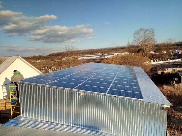 Солнечная электростанция 30 кВт под Зеленый тариф в г. Сокиряны, Черновицкая область