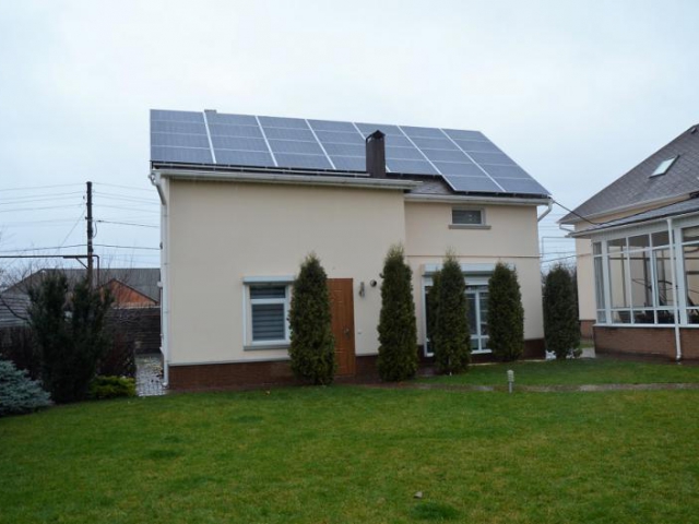 Солнечная электростанция мощностью 20 кВт в г. Сумы