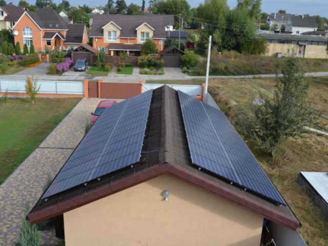 Сонячна установка 30 кВт з фотоелектричними модулями Kyocera в Гостомелі