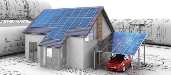 В Канаде запущено производство специальных домов-конструкторов с уже встроенными солнечными панелями.