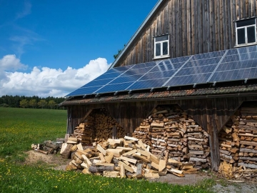 Солнечные модули для загородного дома. 