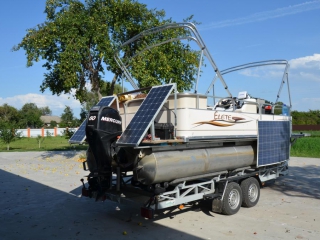 Солнечные батареи на катер - UTEM SOLAR
