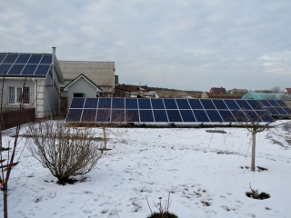Установка солнечных батарей на земле UTEM SOLAR